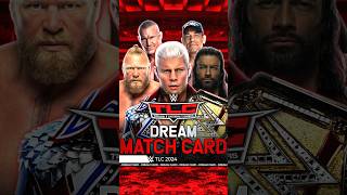 TLC 2024  Dream Match Card TLC Bevelock WWE Shorts [upl. by Covell859]