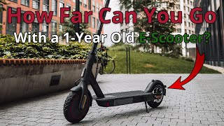 Range Test of 1YearOld Xiaomi Mi Electric Scooter Pro 2 [upl. by Acirret]