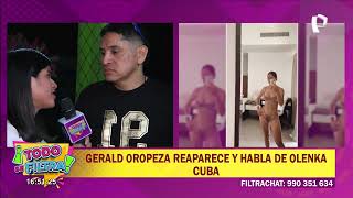 Gerald Oropeza sobre Olenka Cuba quotNunca tuve nada con ellaquot [upl. by Kone]