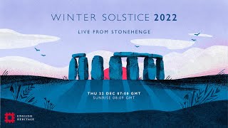 Winter Solstice 2022 Sunrise Live from Stonehenge [upl. by Noletta]