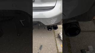 Putting exhaust tips on my 340i automobile cartok [upl. by Evyn616]