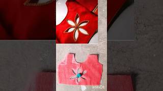 Beautiful blause back design short ytshort shortvideo blouse cutting [upl. by Ahsinert]