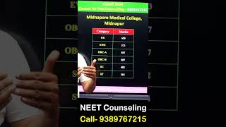 Midnapore Medical College Cutoff NEET 2024  West Bengal Expected Cutoff [upl. by Akihdar221]