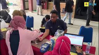 Sambut HLN 79 dan Hari Sumpah Pemuda PLN UID JTY bekerja sama dengan PMI Selenggarakan Donor Darah [upl. by Merth]