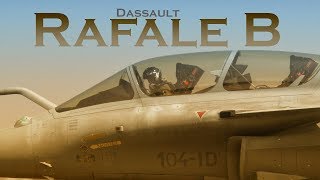 Dassault RAFALE B fighter Armée de lair Dynamic display [upl. by Ecirtnom]