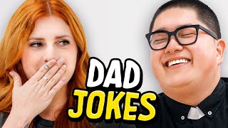 Dad Jokes  Dont laugh Challenge  Alan vs Chloe  Raise Your Spirits [upl. by Jahdai]