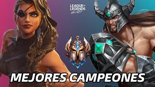 LAS NUEVAS BUILDS DE LOS MEJORES CAMPEONES PARA EL PARCHE 50B DE WILD RIFT [upl. by Arella]