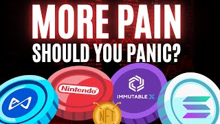 MORE PAIN in Crypto IMMUTABLE X GAMESTOP  Nintendo Explores NFTs  Solana amp Axie Infinity News [upl. by Ilanos486]