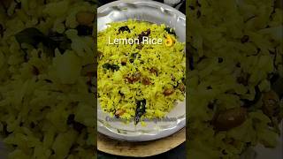 Lemon rice recipe  cooking shotrs [upl. by Dnomaid]