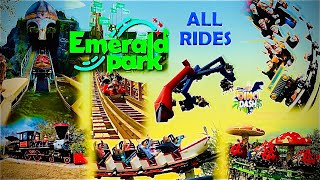 Emerald Park  Tayto Park all Rides 2022  Emerald Park Ireland 4k 60fps [upl. by Airrotal]