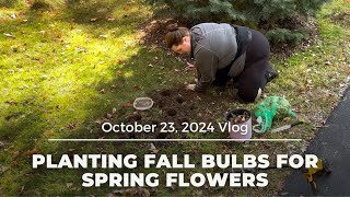 Planting Fall Bulbs for Spring Flowers [upl. by Ymmat]