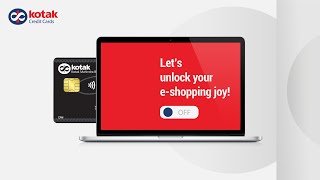 Enable the online transaction option on your credit card through your Kotak net banking account [upl. by Anaitak]