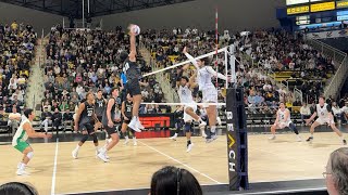 Hawaii Rank 1 vs Long Beach Rank 2 Mens College Volleyball 2024 [upl. by Dahsra]