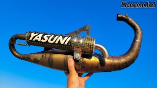 Restoration exhaust pipe Yasuni Racing [upl. by Goldshlag]