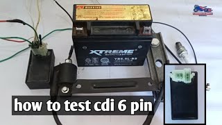 invention how to test cdi motorcycle [upl. by Llenel]