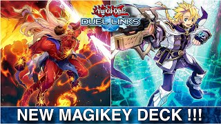 MAGIKEY Deck   BEST FUN Deck   Deep Emotion YuGiOh Duel Links [upl. by Fayre230]