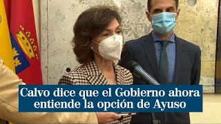 Calvo dice que el Gobierno ahora entiende la opción de Ayuso de cerrar los puentes [upl. by Aticnemrac]