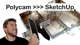 Polycam scansione Lidar con iPad e importazione modello 3D in SketchUp [upl. by Teleya379]