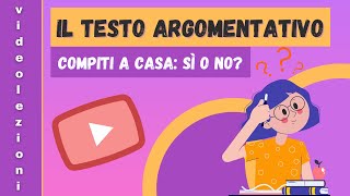 Il testo argomentativo [upl. by Eisac]