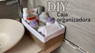 DIY Caja organizadora con una caja de cartón ASMR [upl. by Haduhey344]