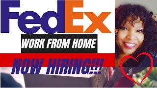 FEDEX IS HIRING NOW  Work From Home Job ❤️ workfromhome [upl. by Farrel]