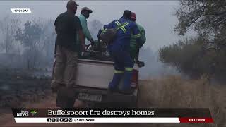 Buffelspoort fire destroys homes [upl. by Hanus560]