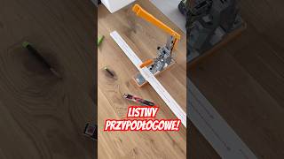 Listwy przypodłogowe 🤙🏼👌🏼home diy floor nowydom listwa döllken life [upl. by Avelin]