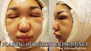 MY PLASTIC SURGERY EXPIERENCE  Pt 1 Double eyelid surgery Asian Rhinoplasty Chin liposuction [upl. by Assilev]