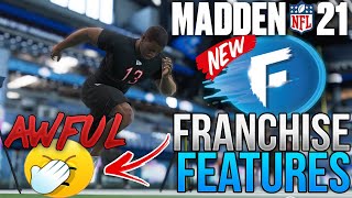 OFFICIAL NEW Madden 21 Franchise Features  THIS IS AWFUL  Worst Franchise Update EVER [upl. by Ellerol]