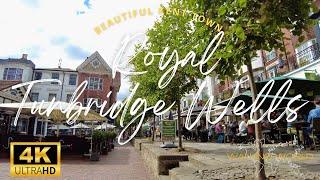 Royal Tunbridge Wells 4K UHD  Walking Tour of Historic Pantiles amp Royal Kent Town  Sept 2022 [upl. by Anivla]