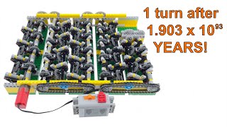 1 to 10102 LEGO Gear Ratio [upl. by Marmion349]