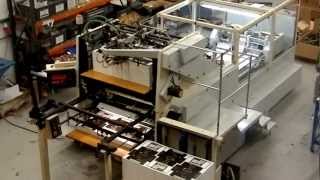 Victoria Polygraph 1040 Hot Foil Stamping Machine [upl. by High]