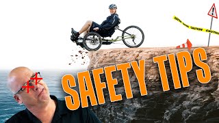 Top 8 MUST HAVE Recumbent Trike Safety Accessories STAY SAFE [upl. by Lahcym]