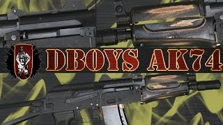 DBOYS AK74u review w shooting test [upl. by Ahsirkal]