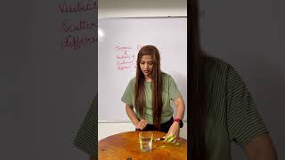 What is Tyndall Effect Class 910 Science experiment youtubeshorts tyndalleffect viralshorts [upl. by Heinrike]