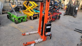 VMAX Simple Type Semi Electric Stacker for Sale in Karachi Pakiatan [upl. by Anaib]