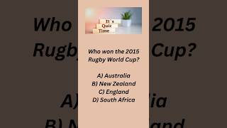 Guess Who Took the 2015 Rugby World Cup 🏉🏅 shorts viral quiz [upl. by Klenk]