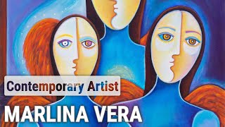 Marlina Vera A Passion for Art  Artist amp Artworks [upl. by Coltun789]