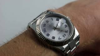 Rolex Oyster Perpetual Datejust II Ref 116334 Watch Review [upl. by Aicilec]