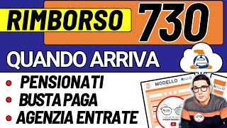 RIMBORSO IRPEF 730 ➜ COME FUNZIONA e QUANDO ARRIVA ai PENSIONATI in BUSTA PAGA e SENZA SOSTITUTO [upl. by Cleave621]