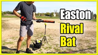 Easton Rival Slow Pitch Softball Bat Review 100 Aluminum Bat [upl. by Grimonia]