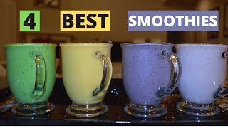 4 Smoothie Recipes  Healthy Smoothie Recipe 4 വ്യത്യസ്ത സ്മൂത്തികൾ  Healthy Breakfast [upl. by Ailahs]