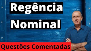 Questões Comentadas de Regência Nominal [upl. by Nedrah]