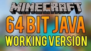 How to install 64bit Java for Minecraft [upl. by Rramed858]