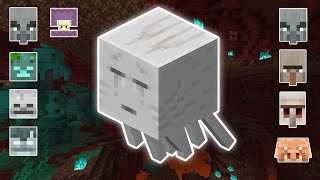 GHAST VS ALL RANGED MOBS  IRON GOLEM  MINECRAFT [upl. by Irwinn100]