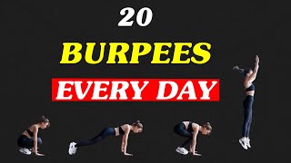 This Will Happen To Your Body If You Do 20 Burpees Every Day [upl. by Pomfret]