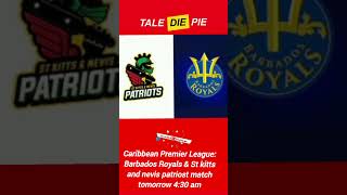 Barbados Royals vs St Kitts and Nevis Patriots  Caribbean Premier League Showdown cpl cricket [upl. by Acimak]