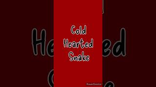 Paula Abdul  Cold Hearted Snake Musical Piece 🎼 [upl. by Ajaj]