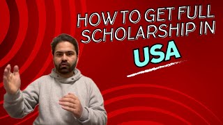 How to get full scholarship in USA 🇺🇸 [upl. by Attenrev]