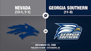 1990 IAA National Championship  Nevada vs Georgia Southern [upl. by Harvie]